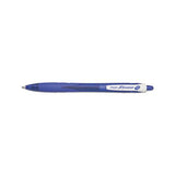 Rexgrip Begreen Retractable Ballpoint Pen, Medium 1mm, Blue Ink-barrel, Dozen