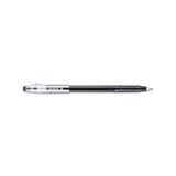 Frixion Colorsticks Erasable Stick Gel Pen, 0.7mm, Black Ink-barrel, Dozen