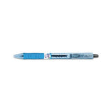 B2p Bottle-2-pen Retractable Ballpoint Pen, 0.7mm, Black Ink, Translucent Blue Barrel, Dozen