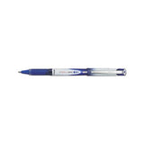 Vball Grip Liquid Ink Stick Roller Ball Pen, .5mm, Blue Ink, Blue-white Barrel, Dozen