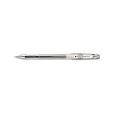 G-tec-c Ultra Stick Gel Pen, Ultra-fine 0.4 Mm, Black Ink, Clear Barrel, Dozen