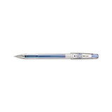 G-tec-c Ultra Stick Gel Pen, Ultra-fine 0.4 Mm, Blue Ink, Clear Barrel, Dozen