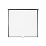Wall Or Ceiling Projection Screen, 70 X 70, White Matte, Black Matte Casing