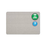 Oval Office Fabric Bulletin Board, 48 X 36, Gray