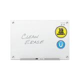 Infinity Magnetic Glass Marker Board, 48 X 36, White