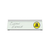 Glass Dry Erase Desktop Computer Pad, 18 X 6, White