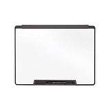 Motion Portable Dry Erase Board, 24 X 18, White, Black Frame