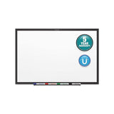 Classic Series Nano-clean Dry Erase Board, 24 X 18, Black Aluminum Frame