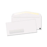 Window Envelope, #10, Commercial Flap, Gummed Closure, 4.13 X 9.5, White, 500-box