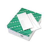 Window Envelope, #10, Commercial Flap, Gummed Closure, 4.13 X 9.5, White, 500-box