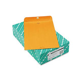 Clasp Envelope, #15, Cheese Blade Flap, Clasp-gummed Closure, 10 X 15, Brown Kraft, 100-box