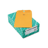 Clasp Envelope, #68, Cheese Blade Flap, Clasp-gummed Closure, 7 X 10, Brown Kraft, 100-box