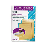 Catalog Envelope, #1, Cheese Blade Flap, Gummed Closure, 6 X 9, Brown Kraft, 100-box