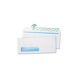 Redi-strip Security Tinted Envelope, #10, Commercial Flap, Redi-strip Closure, 4.13 X 9.5, White, 500-box