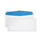 Security Envelope, #10, Commercial Flap, Redi-strip Closure, 4.13 X 9.5, White, 500-box