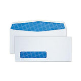 Security Envelope, #10, Commercial Flap, Redi-strip Closure, 4.13 X 9.5, White, 500-box