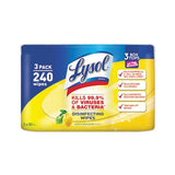 Disinfecting Wipes, 7 X 8, Lemon And Lime Blossom, 80 Wipes-canister, 3 Canisters-pack, 2 Packs-carton