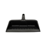 Heavy-duty Dustpan, 8 1-4" W, Polypropylene, Charcoal