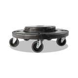 Brute Quiet Dolly, 250 Lb Capacity, 18.25 Dia. X 6.63h, Black
