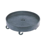 Brute Container Universal Drum Dolly, 500 Lb Capacity, 24.38 X 7.13, Black