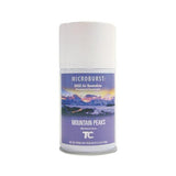 Tc Microburst 9000 Air Freshener Refill, Mountain Peaks, 5.3 Oz Aerosol, 4-carton
