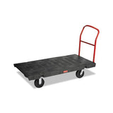 Platform Truck, 2,000 Lb Capacity, 30 X 60 X 7, Black