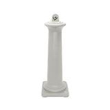 Groundskeeper Tuscan Receptacle, 13 X 13 X 38.38, Sandstone