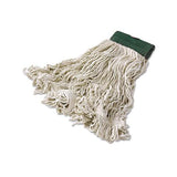 Super Stitch Blend Mop Heads, Cotton-synthetic, White, Medium, 6-carton