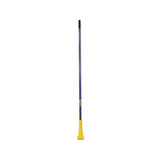 Gripper Fiberglass Mop Handle, 60", Blue-yellow