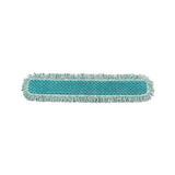 Hygen Dry Dusting Mop Heads With Fringe, 36", Microfiber, Green