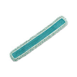 Hygen Dust Mop Heads With Fringe, Green, 48", Microfiber