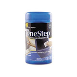 Onestep Crt Screen Cleaner Wet Wipes, Cloth, 5 1-4 X 5 3-4, 75-tub