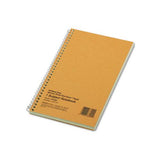 Single-subject Wirebound Notebooks, 1 Subject, Narrow Rule, Brown Cover, 7.75 X 5, 80 Sheets