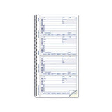 Telephone Message Book, 5 X 2 3-4, Two-part Carbonless, 400 Sets