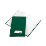 Emerald Series Account Book, Green Cover, 300 Pages, 12 1-4 X 7 1-4