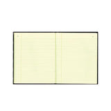 Texthide Record Book, Black-burgundy, 150 Green Pages, 10 3-8 X 8 3-8