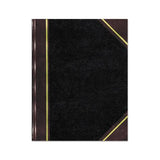 Texthide Notebook, Black-burgundy, 500 Pages, 14 1-4 X 8 3-4