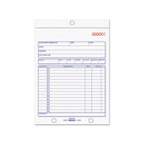 Sales Book, 5 1-2 X 7 7-8, Three-part Carbonless, 50 Sets-book