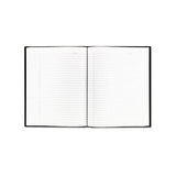 Business Notebook, Medium-college Rule, Black Cover, 9.25 X 7.25, 192 Sheets