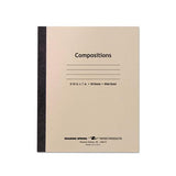 Stitched Cover Composition Book, Wide-legal Rule, Manila Cover, 8.5 X 7, 20 Sheets