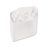 Classy Cap, Crepe Paper, White, Adjustable, One Size, 100 Caps-pk, 10 Pks-carton