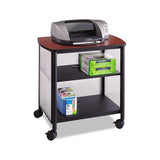 Impromptu Machine Stand, One-shelf, 26.25w X 21d X 26.5h, Black-cherry