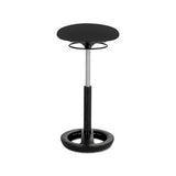 Stool,ext Ht,ergonomic,bk
