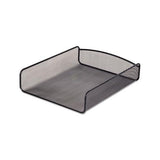 Onyx Desk Tray, 1 Section, Letter Size Files, 9.25" X 11.75" X 2.5", Black