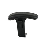 Height Adjustable T-pad Arms For Safco Uber Big And Tall Chairs, Black