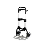 Stow-away Heavy-duty Hand Truck, 500 Lb Capacity, 23 X 24 X 50, Aluminum