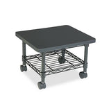 Underdesk Printer-fax Stand, One-shelf, 19w X 16d X 13.5h, Black