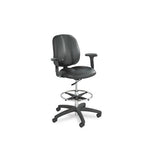 Height-adjustable T-pad Arms For Apprentice Series Chairs, 4.13w X 10.25d X 10h, Black, Pair