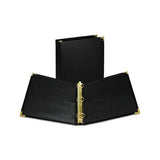 Classic Collection Ring Binder, 3 Rings, 1.5" Capacity, 11 X 8.5, Black
