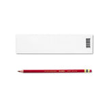 Col-erase Pencil With Eraser, 0.7 Mm, 2b (#1), Carmine Red Lead, Carmine Red Barrel, Dozen